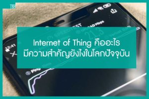Internet of Thing คืออะไร มีอะไรบ้าง มีความสำคัญยังไงในโลกปัจจุบัน
